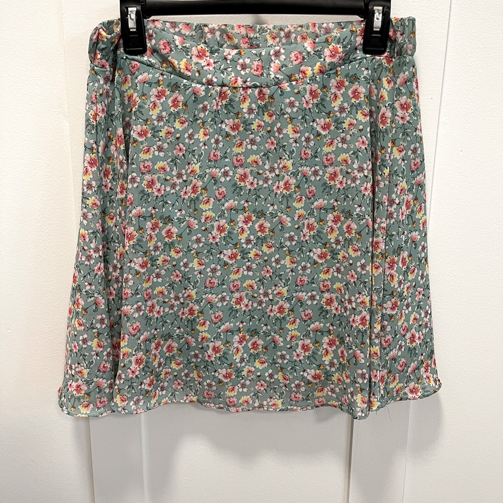 FLORAL SKIRT M